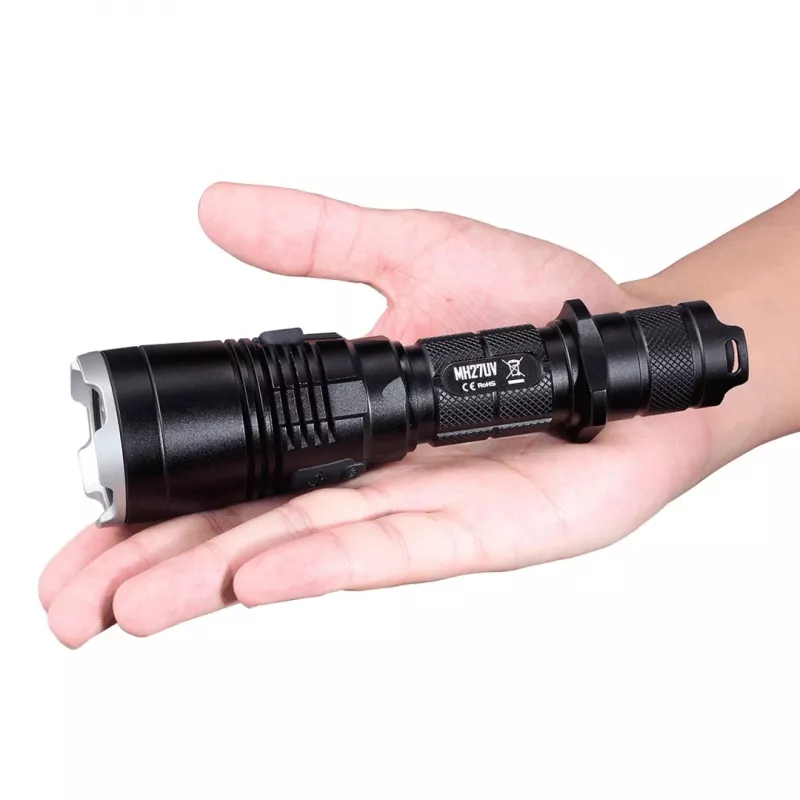 Nitecore MH27UV musta käsivalaisin LED
