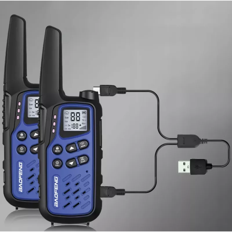 Walkie-talkie Baofeng BF-T25E sininen, 2 kpl