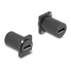DeLOCK D-tyypin moduuli DisplayPort naaras-naaras 4K musta