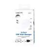 LogiLink virtalähde - 12 wattia - 2,4 A - 2 lähtöporttia (USB)
