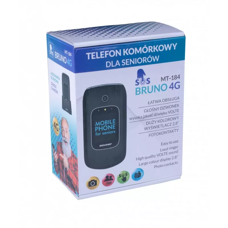 Matkapuhelin Mescomp MT-184 BRUNO 4G