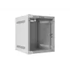 Lanberg WF10-2306-10S 10" seinäkiinnitteinen rack-kaappi 6U, 336×280×310 mm, lasiovi, 20 kg, harmaa (RAL 7035)