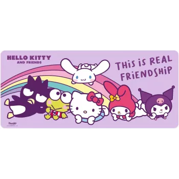 Hiirimatto Kids Euroswan 80×30 cm Hello Kitty, suuri pöytämatto hiirelle ja näppäimistölle