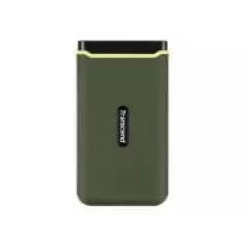 Transcend ESD380C TS2TESD380C kannettava SSD 2 Tt, USB 3.2 Gen 2x2, USB-C, 2000 Mt/s, sotilaanvihreä