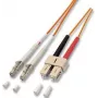 Lightwin LDP-50 LC-SC 10,0 kuitukaapeli 10 m oranssi (LDP-50 LC-SC 10,0)