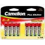 Alkaliparistot CAMELION AA LR6 Plus — 8 kpl:n pakkaus, AA (LR6)