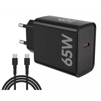 Pikalaturi PD65W USB-C kannettaville, älypuhelimille