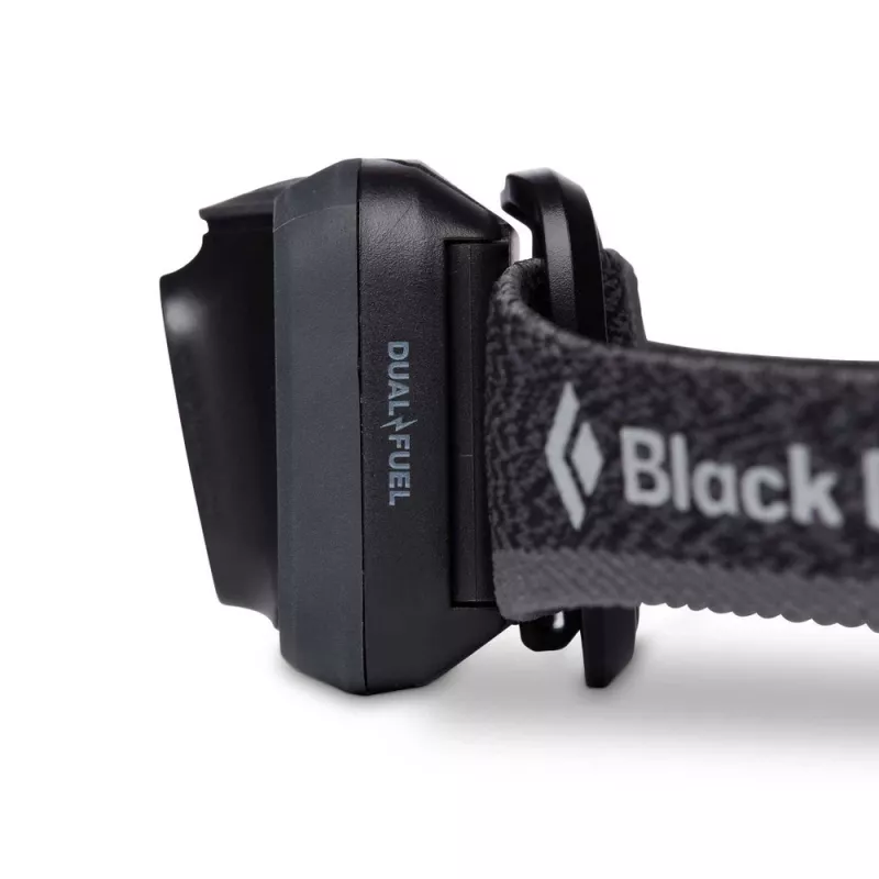 Otsalamppu Black Diamond Spot 400 – 400 lm, LED, IPX8 vedenpitävä, AAA, valaisuetäisyys 12–100 m, musta
