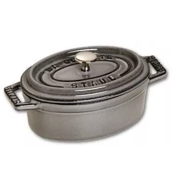 Yksittäinen pannu Staub Minis 40500-116-0 harmaa valurauta 800 g