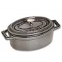 Yksittäinen pannu Staub Minis 40500-116-0 harmaa valurauta 800 g