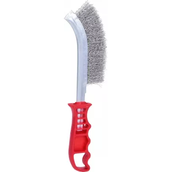 Teräsharja ks tools 201.2300, 250 mm, teräksiset harjakset, käsikäyttöinen