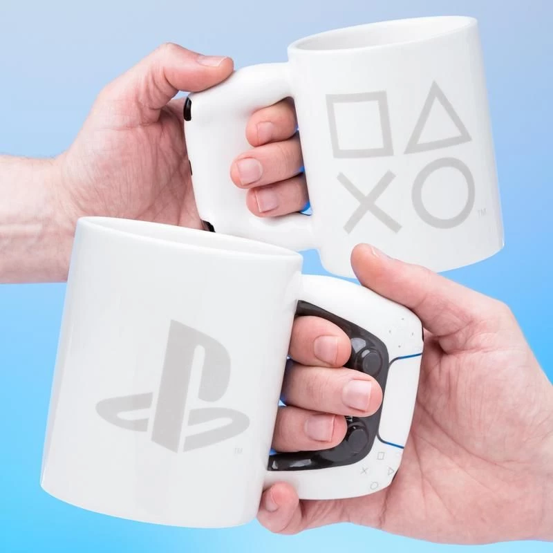 Muki Paladone PlayStation PS5 muotoinen valkoinen 0,48 L yksittäin