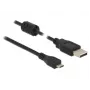 USB-kaapeli DeLOCK 84902 USB 2.0 1,5 m USB A Micro-USB B musta