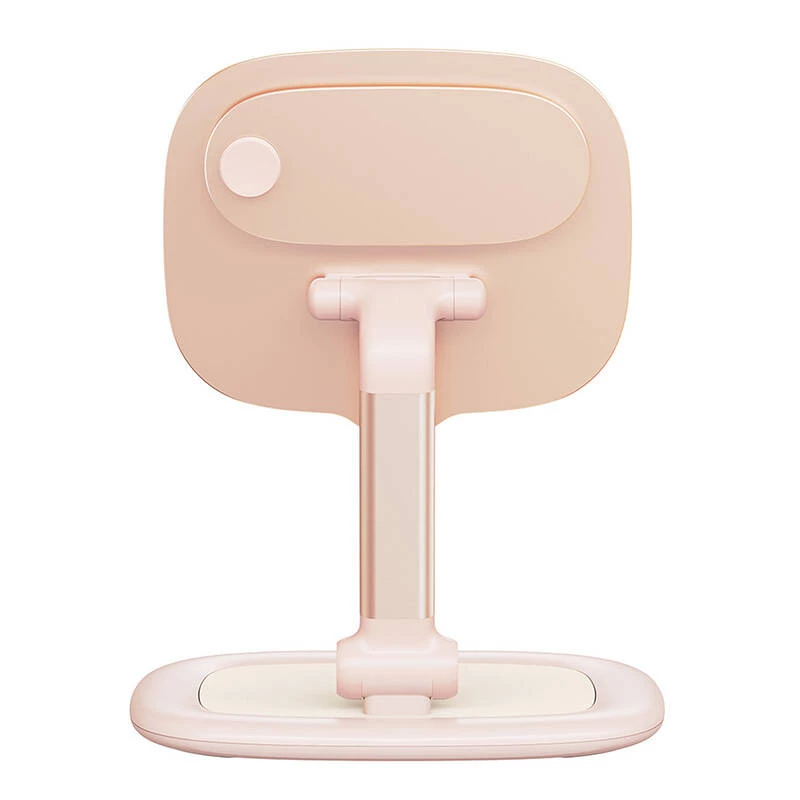 Tabletin ja puhelimen teline Baseus Seashell Series pinkki – korkeussäädettävä, kevyt
