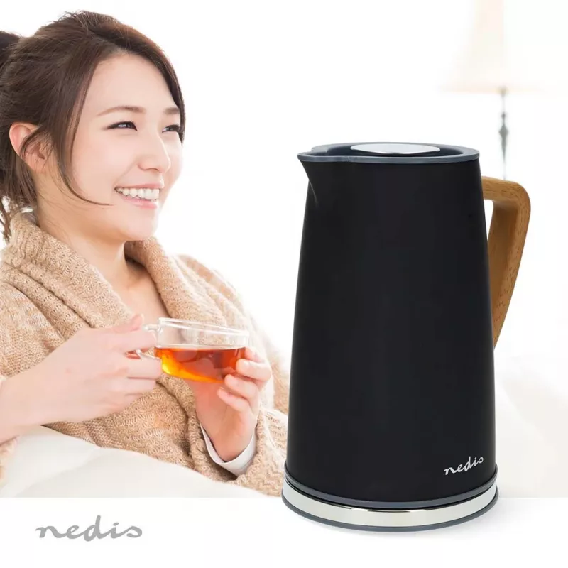 Vedenkeitin Nedis KAWK510EBK 1,7 L 2200 W musta