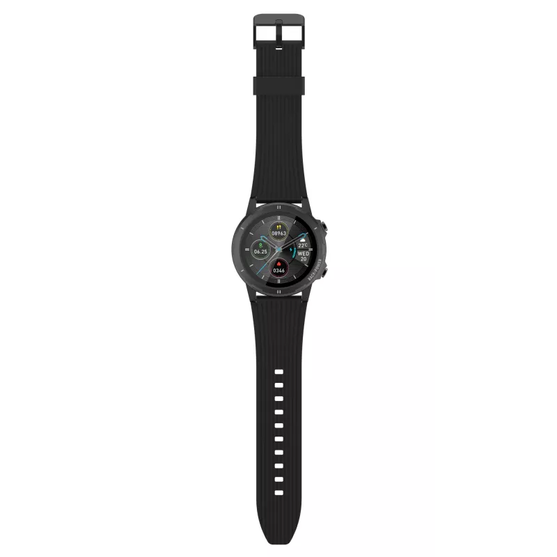 Denver SW-351 älykello, 1,3″ IPS-kosketusnäyttö, sykeanturi, IP68, Bluetooth, musta