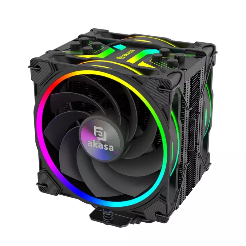 Akasa H4 Plus CPU-jäähdytin + AR12 Reverse Blade -tuuletin