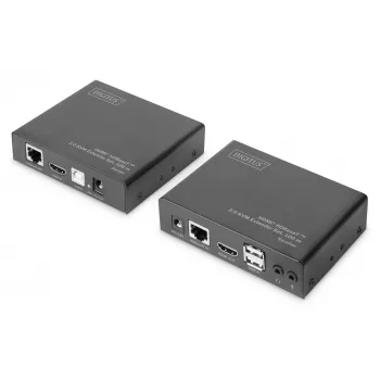 Digitus 4K HDMI HDBaseT™ 2.0 KVM-jatkain sarja, 100 m