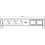 Bachmann DESK2 3xCEE7/3 2xCM 902.607 virta 0 2m GST18 RAL9005