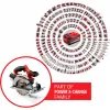 Einhell TE-CS 18/165-1 Li - Solo 16,5 cm musta, punainen, hopea 4200 kierr./min