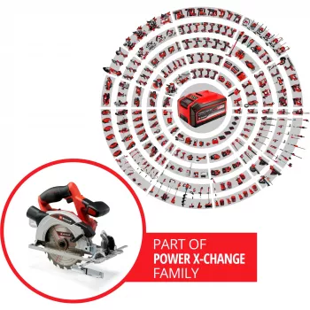 Einhell TE-CS 18/165-1 Li - Solo 16,5 cm musta, punainen, hopea 4200 kierr./min