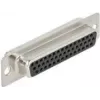 Jatkoliitin DeLOCK 66718 D-Sub HD 44-pin musta hopea