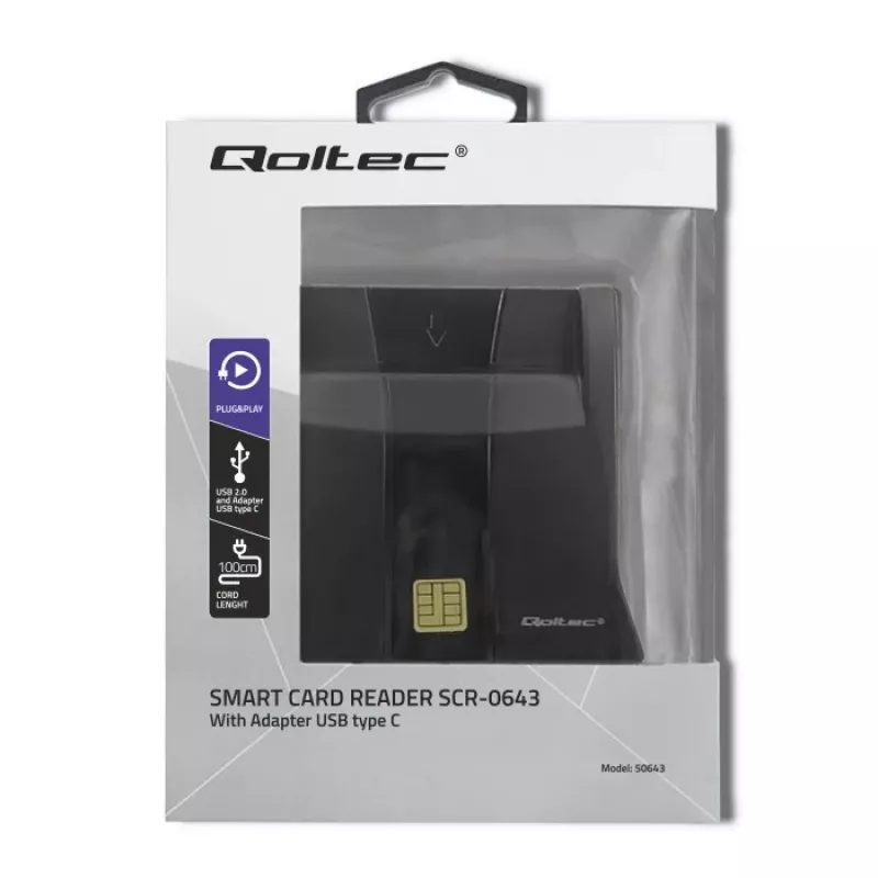 RFID-lukija Qoltec 50643