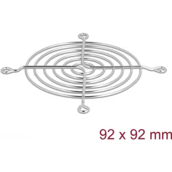 Tuuletinsäleikkö DeLOCK 67307 metalli hopea 89,8 mm