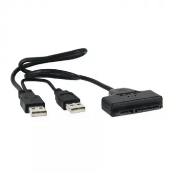 USB 2.0 Type-A - SATA 7+15Pin -sovitin