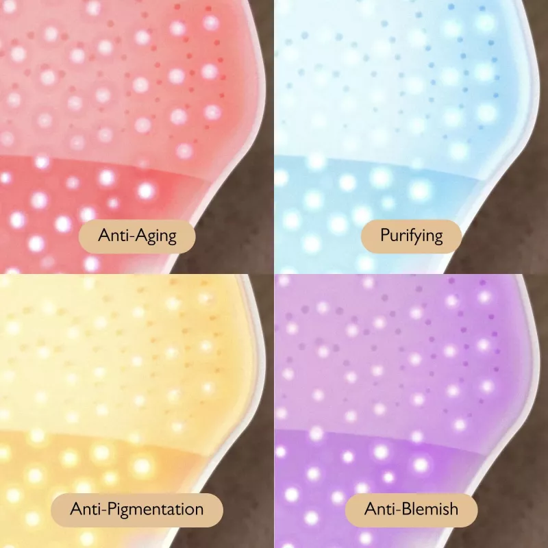 LED-käsinaamio silk'n HLM1PE1001 ihon nuorentamiseen ja kosteutukseen