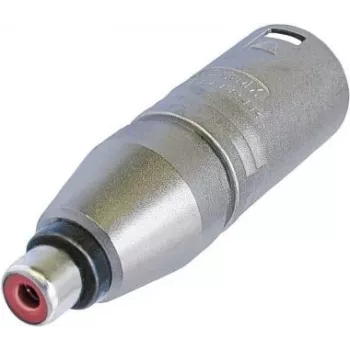 Neutrik NA2MPMF - audiosovitin - XLR3 (U) RCA:han (N) (NA2MPMF)
