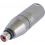 Neutrik NA2MPMF - audiosovitin - XLR3 (U) RCA:han (N) (NA2MPMF)
