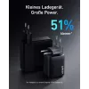 Sisäkäyttöön USB-pikalaturi Anker Prime A2669313 – 67 W, 1×USB-A, 2×USB-C, musta