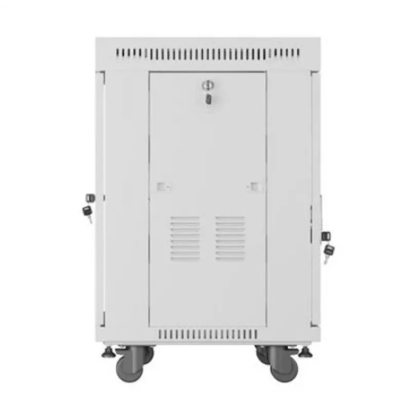Lanberg FF01-6615-12SL rackkaappi 15U vapaasti seisova rack harmaa