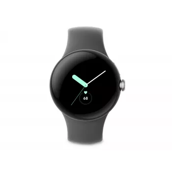 Google Pixel Watch – kiillotettu hopea – älykello rannekkeella
