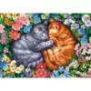 Palapeli Schmidt Spiele Sleeping Velvet Paws 1000 palaa