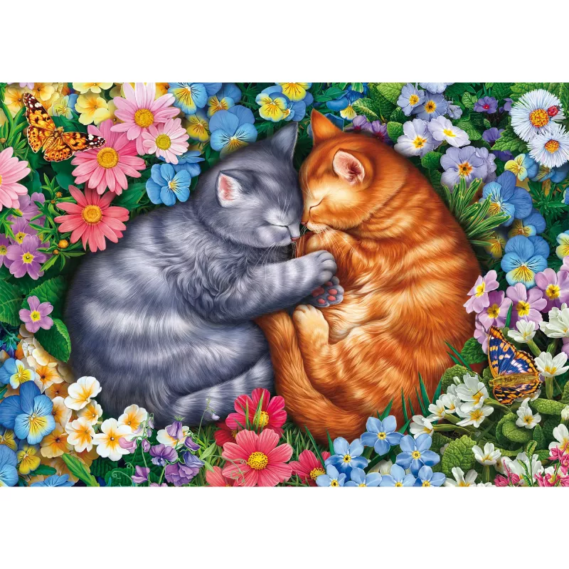 Palapeli Schmidt Spiele Sleeping Velvet Paws 1000 palaa
