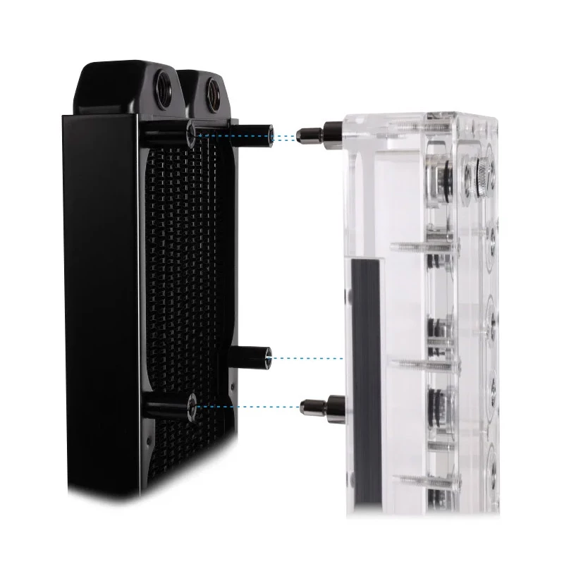 Asennussarja Alphacool 15725 musta ruostumaton teräs 25 mm 10 g