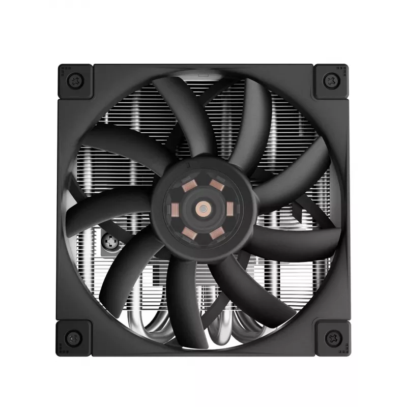 Ilmajäähdytin DeepCool AN600 12 cm alumiini musta 61,56 cfm