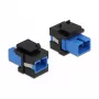Keystone-moduuli SC Simplex -liitäntä SC Simplex -liitäntään DeLOCK 86812