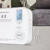 Hiilimonoksidianturi QOLTEC 52577 — paristokäyttöinen hälytin, 85 dB äänitaso