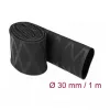 Kutistesukka DeLOCK 19596 X-kuvio liukumaton 1 m x 30 mm musta