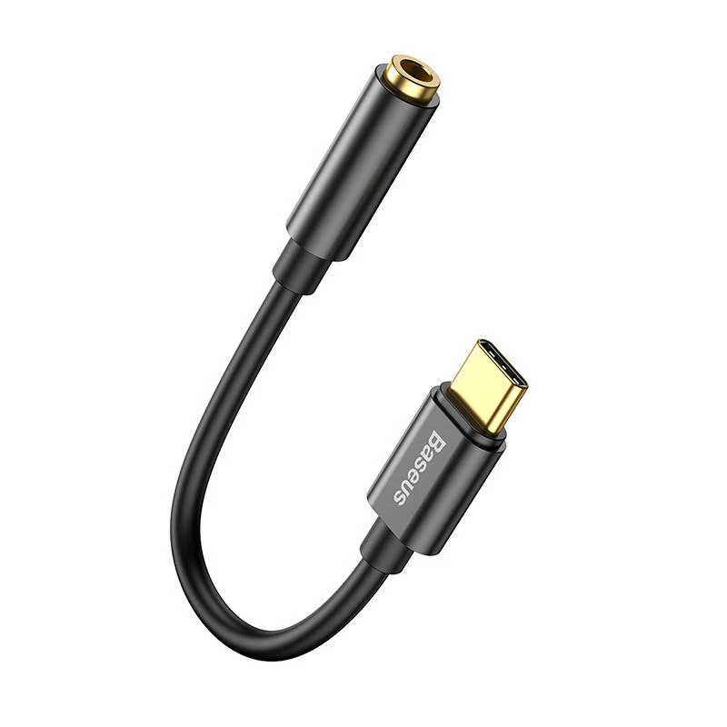 Kaapelisovitin Baseus CATL54-01 Type-C - 3,5 mm, musta