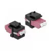Keystone-moduuli LC Duplex liitin–LC Duplex liitin DeLOCK