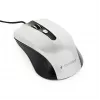Johdollinen molempikätinen optinen hiiri GEMBIRD MUS-4B-01-BS, USB Type-A, 1200 DPI, 4 painiketta, musta/hopea