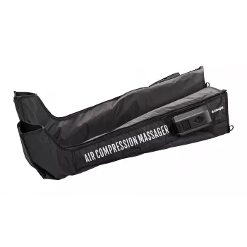 Lymfadrenaalinen jalkahierontalaite ActiveJet ACM-PLUS-A1 L – akku 25 W, sisäänrakennettu akku, 380×1020×60 mm, musta