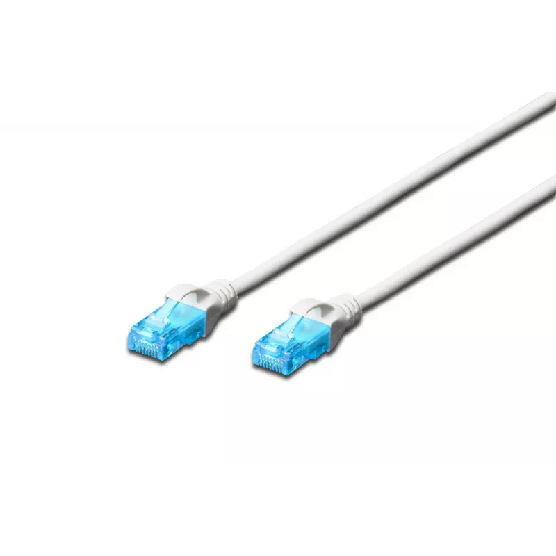 CAT 5e U-UTP -verkkokaapeli 0,5 m valkoinen