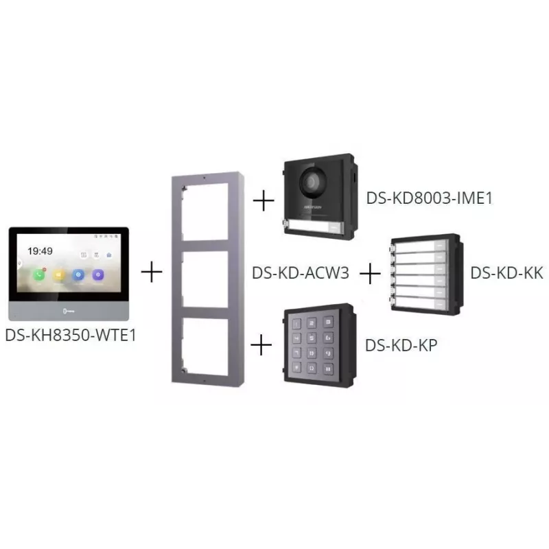 Hikvision DS-KD-KP/S lisävaruste ovipuhelimiin näppäimistö