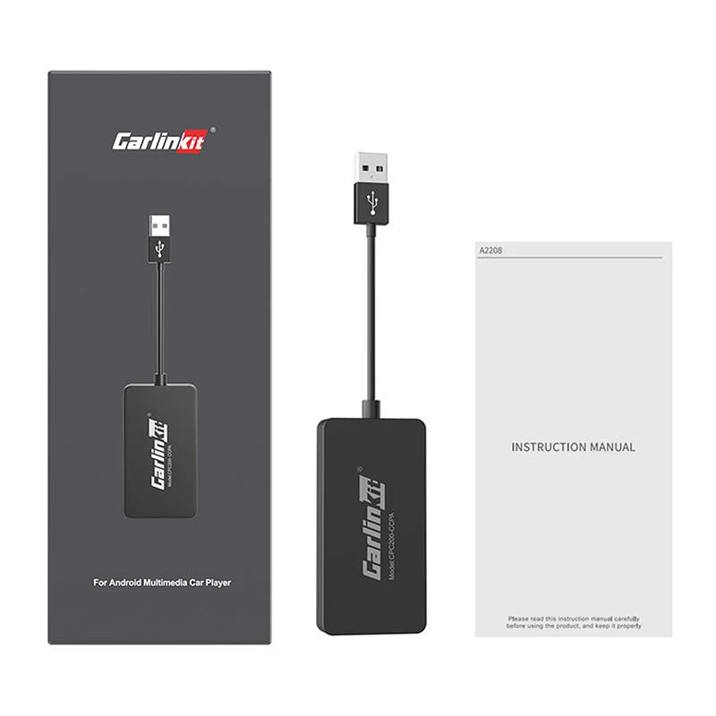 Langaton adapteri Carlinkit CPC200-CCPA Apple CarPlay- ja Android Auto -tukeen (CCPA-protokolla)