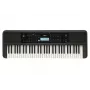 Kosketin YAMAHA PSR-E383 — Kannettava 61-koskettiminen MIDI-kosketin, LCD-näyttö, USB, sisäänrakennetut kaiuttimet, paristokäyttöinen (6), musta